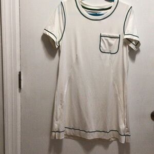 Tuckernuck White Dress with Black Trim